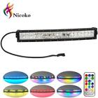 120wccnew Nicoko Inch Curved Led Light Bar Chasing Rgb Halo Ring