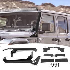 21st-70101044 21st Straight 50 Inch Led A-pillar Light Bar Mount Brackets For Jeep Gladiator 2020-2024