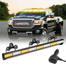 22d8wy 36inch.led Emergency Windshield Strobe Light Bar Amber White Warning Traffic Advisor