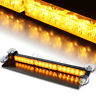 4-led-rs-1063-yl Universal Led Amber Emergency Warn Dashboard Interior Flash Strobe Light