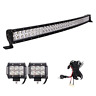 4332995402 Senlips Light Bar Curved Spot Flood Combo Beam 696590621475