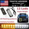 613852070680 Unbranded Emergency Warning Dash Visor Flash Strobe Light