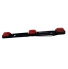 70449 Maxxhaul Red Led Clearance Identification Light Bar 817399017560