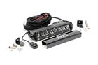 70718 Rough Country Cree Led Light Bar Single Row Chrome Background