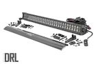 70930blkdrl Rough Country Suspension Cree Straight Led Light Bar Black Background