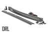 72950blkdrl Rough Country Suspension Curved Drl Cree Led Light Bar Black
