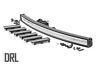 72950drl Rough Country Suspension Curved Drl Cree Led Light Bar Chrome