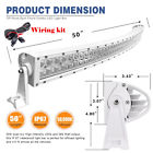 742010066590 Unbranded Inch Curved Led Light Bar White Off