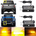 8665433 Amber Led Bar Strobe Flash Emergency Warning Light Lamp For