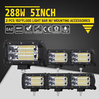 93s-ddf5-ufa 2 Lightway Inch Cree Led Work Light Bar Flood Atv Offroad
