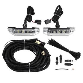 A Absopro Fopro2304180989 Truck Cargo Bed Led Light Kit 5182673aa 5.71 Inch X5.51 X3.94 Black