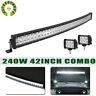 A02ctwl043 Curved Led Light Bar Spot Flood Combo Pods 749390356006