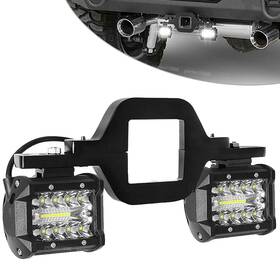 Lb08018c2-n Aaiwa Tow Hitch Mount Bracket 4ftft Led Work Light Pods Off Road Driving Backup Reverse