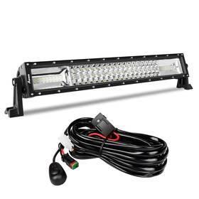 Qplb05180c Aaiwa 22inch 800w Led Light Bar Flood Spot Combo Work Lamp Offroad Utv 4wd Wiring