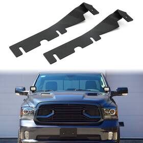 Ramlp-01 Aaiwa Fit 09-18 Dodge Ram 1500/2500/3500 Led Light Pod Upper Hood Ditch Mount Brackets