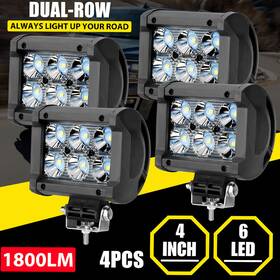 Accbetter 883645614241 20 Inch 1520w Led Light Bar Flood Spot Combo For Jeep Offroad 4 Pod