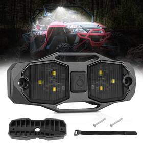 Ac-a202dln Acec Shop Utv Dome Light 12v Universal Roll Bar Mount Led Interior