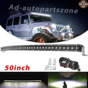 9610gtj500102 Ad-autopartszone Roof Curved Slim 50 Inch Led Light Bar Spot Work Driving Truck Boat Suv Wiring