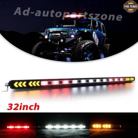 96wd-0318-196-jp Ad-autopartszone 32 Inch Led Light Bar Rear Chase Driving Turn Brake Warning Off Road
