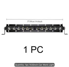 22.21.75 Advantech Abs Low Profile Led Light Bar. 14.6 Wide 1.75 Inch Tall