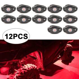 Air Rocket 550724911200 4x Car Led Pods Rock Lights For Jeep Off Road Atv Suv Truck Under Body New