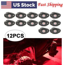 Air Rocket 550728181272 4x Car Led Pods Rock Lights For Jeep Off Road Atv Suv Truck Under Body New