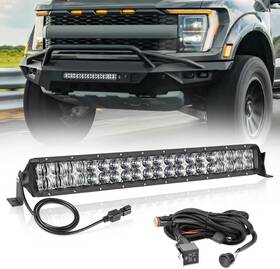 201120 Akd Part 20 Inch Led Light Bar Kit 200w 5d Lens Offroad Driving Spot Flood Combo