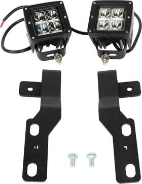All-pro Off Road Ap-308304 All-pro Led Spot Light Pod And Ditch Bracket Kit 2005-2015 To