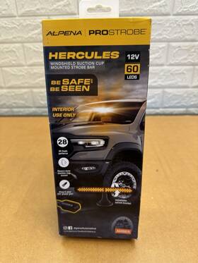 Alpena 084902707564 The Prostrobe Hercules Is A Windshield-mounted Strobe Bar