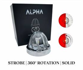 Alpha-360-rw Alpha Series Lighting 360 Duo Red/white Emergency Watermelon Light