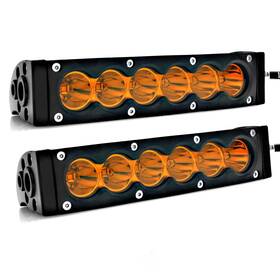 17-30wamber Angel Ma Angelma Series 7inch Led Light Bar Amber Single Row Driving Working Offroad Fog