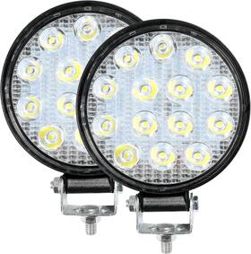 Mnljt001 Aociska 2pcs 4.5inch Round Led Offroad Lights 42w Light Bar Spot Black