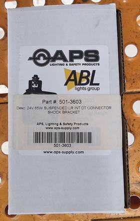 501-3603 Aps 6.84120 Work Lamp Spare Parts Clear 24 V L 104 Mm W 94