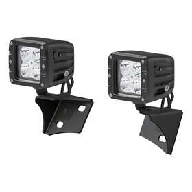 1501304 Aries Automotive Windshield Lights And Brackets For Select Jeep Jk