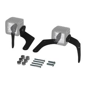 Jl5605 Artec Pair Of A-pillar Single Led Cube Light Mount For 18-20 Wrangler Jl