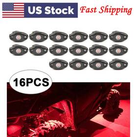 Astore 320001441276 16x Car Led Pods Rock Lights For Jeep Off Road Atv Suv Truck Under Body