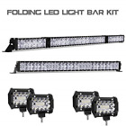 Au K08 50 30 4pc 4 Autofeel Led Light Bar Kit Inch Flood Spot 696570136111