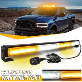 Lsl0356 Auto 24 Inch Cob Led Emergency Warning Traffic Advisor Strobe Light Bar Amber Flashing 25