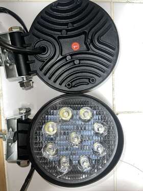 Yy-04-2x27r Autopart 2 4inch Round Led Work Light Flood Spot Pods Offroad Driving Fog Lamp Truck Suv