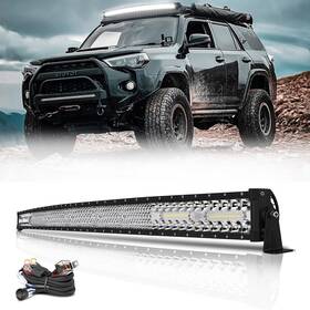 Aus-1223-elhmc396 Autopartstore 21 Lx2.5-1rn For Jeep Cherokee Xj 1984-2001 54ftft Led Light Bar Roof Mount Wire 396w Combo Kit