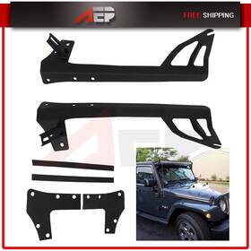 Ap16024411y Autopuppy Led Light Bar Fit For 07-2017 Jeep Wrangler Jk Passenger Driver Front Rear New