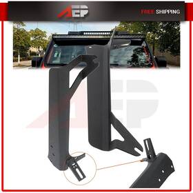 Ap16080011y Autopuppy For 1997-2006 Jeep Wrangler Tj Windshield 50 Led Light Bar Mount Brackets 2pcs
