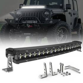 9610gthc Autoshop23 Ultra Slim Curved 20 Inch Led Work Light Bar Single Row Off Road Driving Atv Suv 4wd
