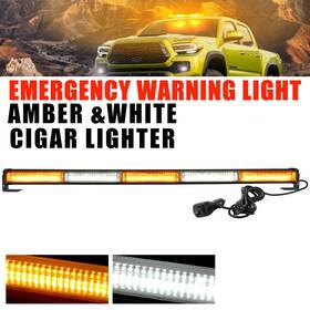 Jsbsl03 Autoshop23 30 Inch Led Light Bar Emergency Amber/white Warning Car Truck Strobe Crane Excavator