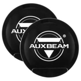 1617050622 Auxbeam #1617050622 9 Inch Round Led Work Light Bar Black Cover Shield For Jeep Dodge Truck