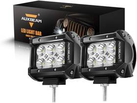 Autoam2980 Auxbeam 4 Inch 18w Spot Beam Off Road Led Work Light Bar Suv Atv Driving Pods