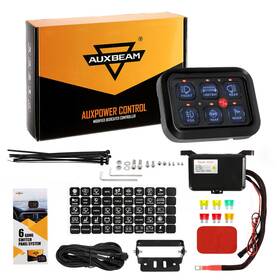 Autoam6509 Auxbeam 6/8 Gang Switch Panel Led Car Circuit Control Relay System
