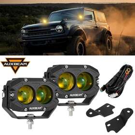 Cra0564565 Auxbeam For Ford Bronco 2021 2022 Pair 30w Led Light Pods A-pillar Mount Bracket Kit