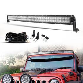 Fd-hm-cdm02-288w Auxbeam 50 Inch 368w Curved Led Light Bar Driving Offroad For Truck Rzr Suv 4wd Jeep Toyota