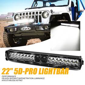 Hm-2106-20 Auxbeam 22 Inch 5d-pro Dual Row Led Work Light Bar Driving Lamp Truck Boat Pickup